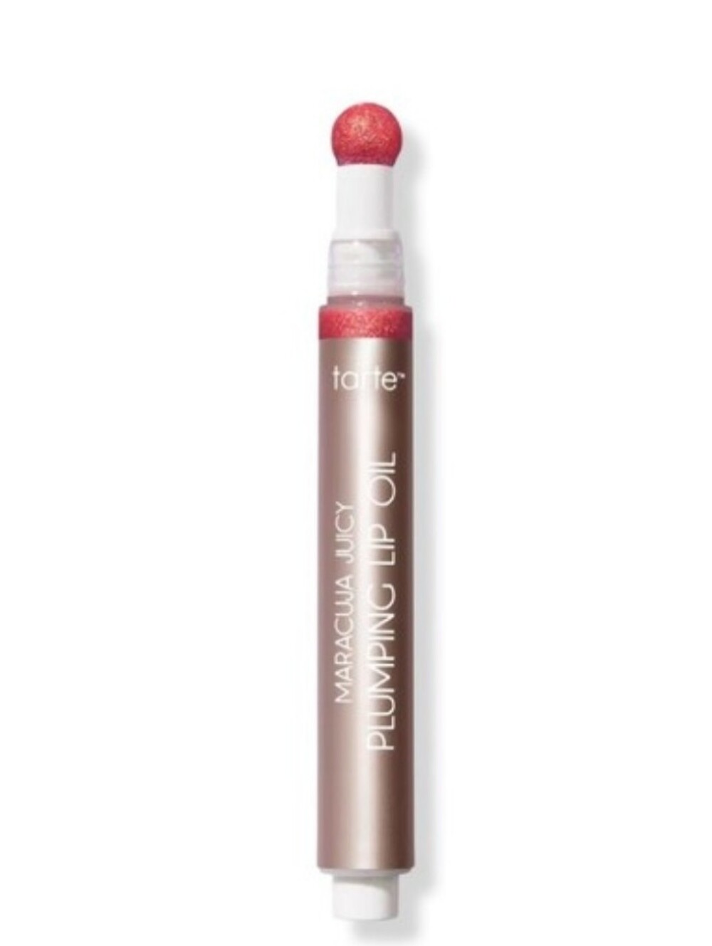TARTE MARACUJA JUICY PLUMPING LIP OIL.